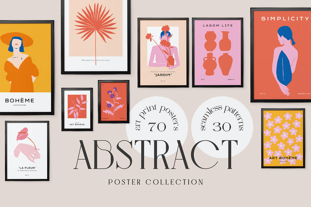 Poster Bundle | Modern Gallery, an Object Graphic by iStar Design (Photo 6 of 76)