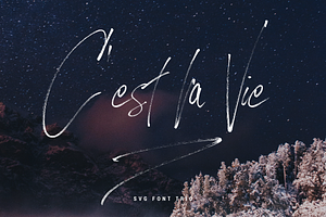 LovingCeline SVG Script Brush Font