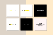 50 INSPIRING INSTAGRAM TEMPLATES, a Social Media Template by RB Boutique (Thumbnail 7 of 9)