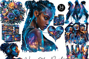 Neon Glow Party Clipart Bundle, a Person Illustration by Design Scotch (Thumbnail 1 of 9)