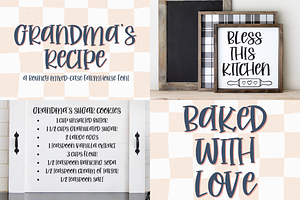 Farmhouse Handwritten Font Bundle