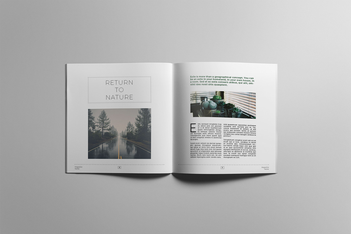 Multipurpose Square Magazine, a Magazine Template by Uloel Design (Photo 5 of 15)