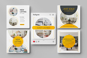 Real Estate Social Media Post, a Social Media Template by Pixelpick