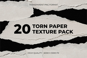 Torn Paper Texture Pack, an Object Graphic by Partikusi Design