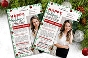 Real Estate Happy Holidays Flyer, a Flyer Template by CreativeVinesStore (Thumbnail 2 of 5)