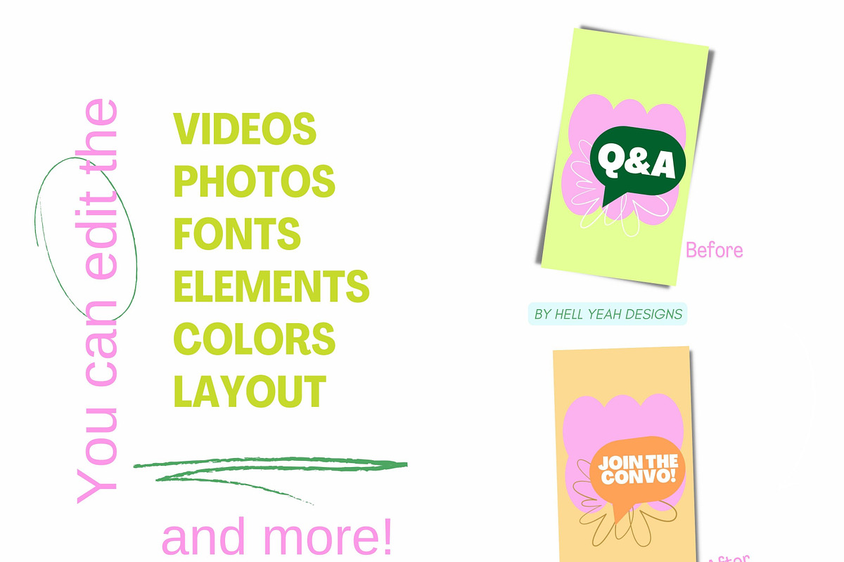Animated Instagram Reels Template, a Social Media Template by Hell Yeah Designs (Photo 4 of 5)