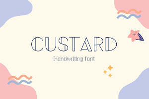 Custard Handwriting Font