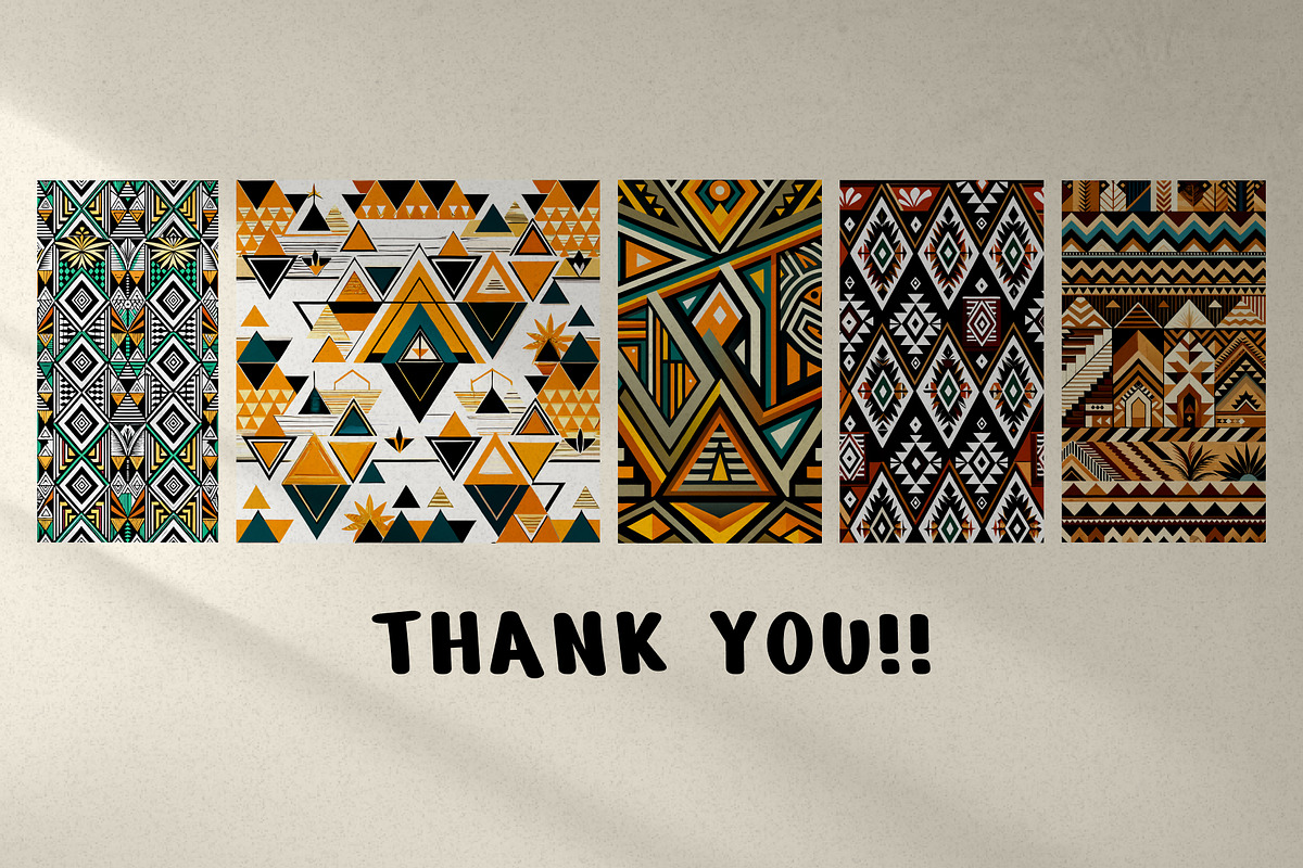 Pattern Wall Art Printable Set, a Wallpaper Graphic by Helospace (Photo 10 of 10)