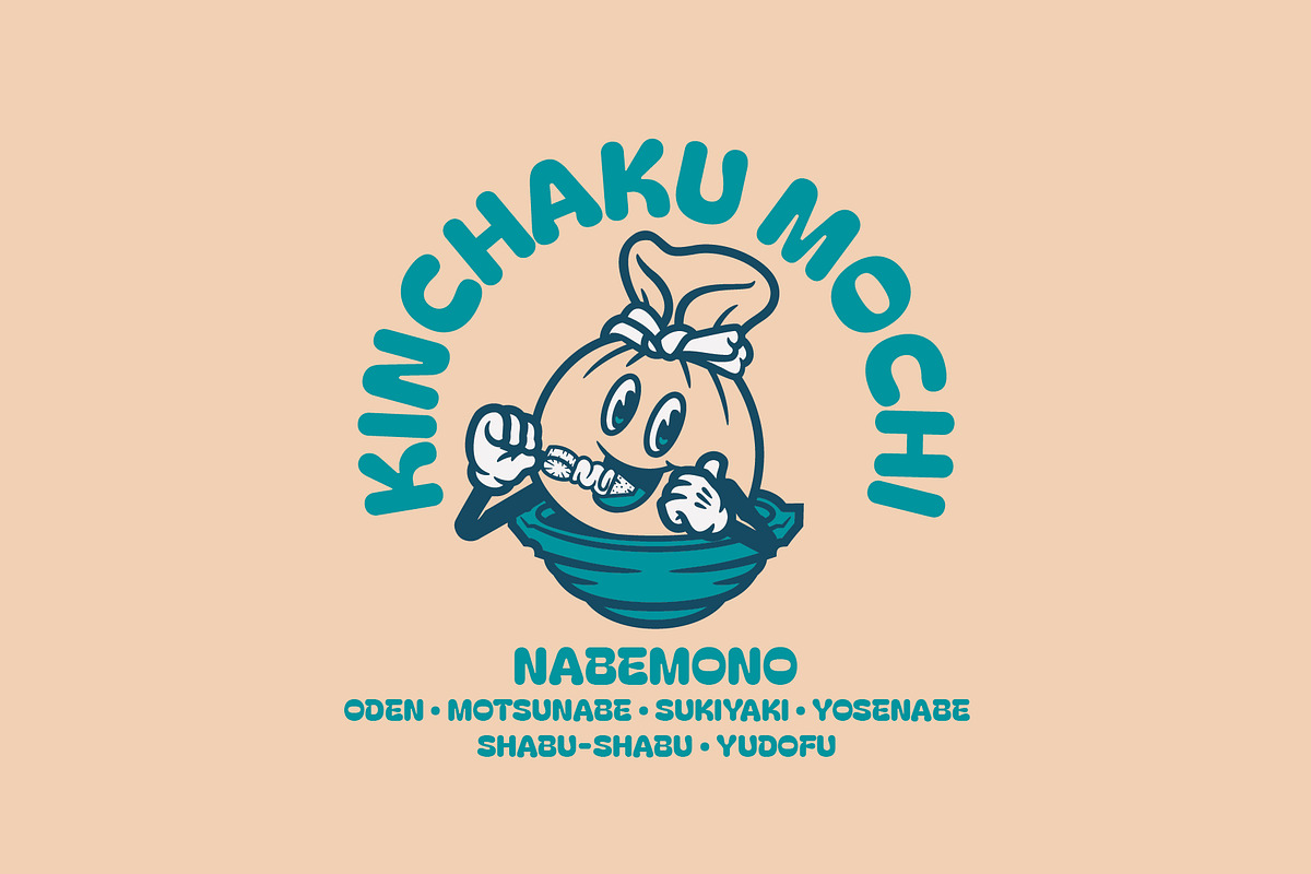 Kinchaku Mochi Logo Template, a Branding & Logo Template by Kreasi Malam (Photo 1 of 4)