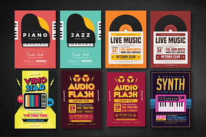 50 Music Flyers Bundle