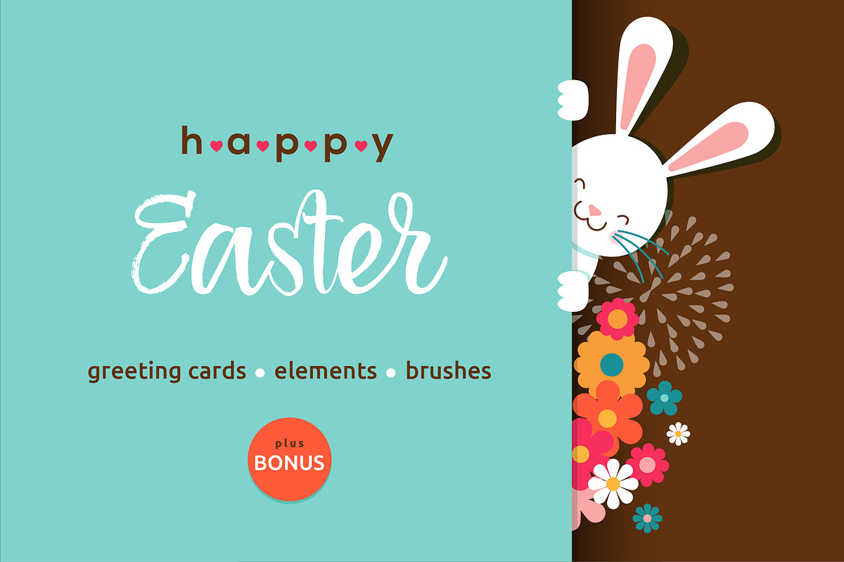 Happy Easter bundle, an Animal Illustration by Marish (Photo 1 of 8)
