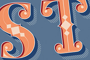 Carnival Letters, a Decorative Illustration by Liviu (Thumbnail 5 of 5)