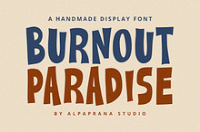 Burnout Paradise - Display Font