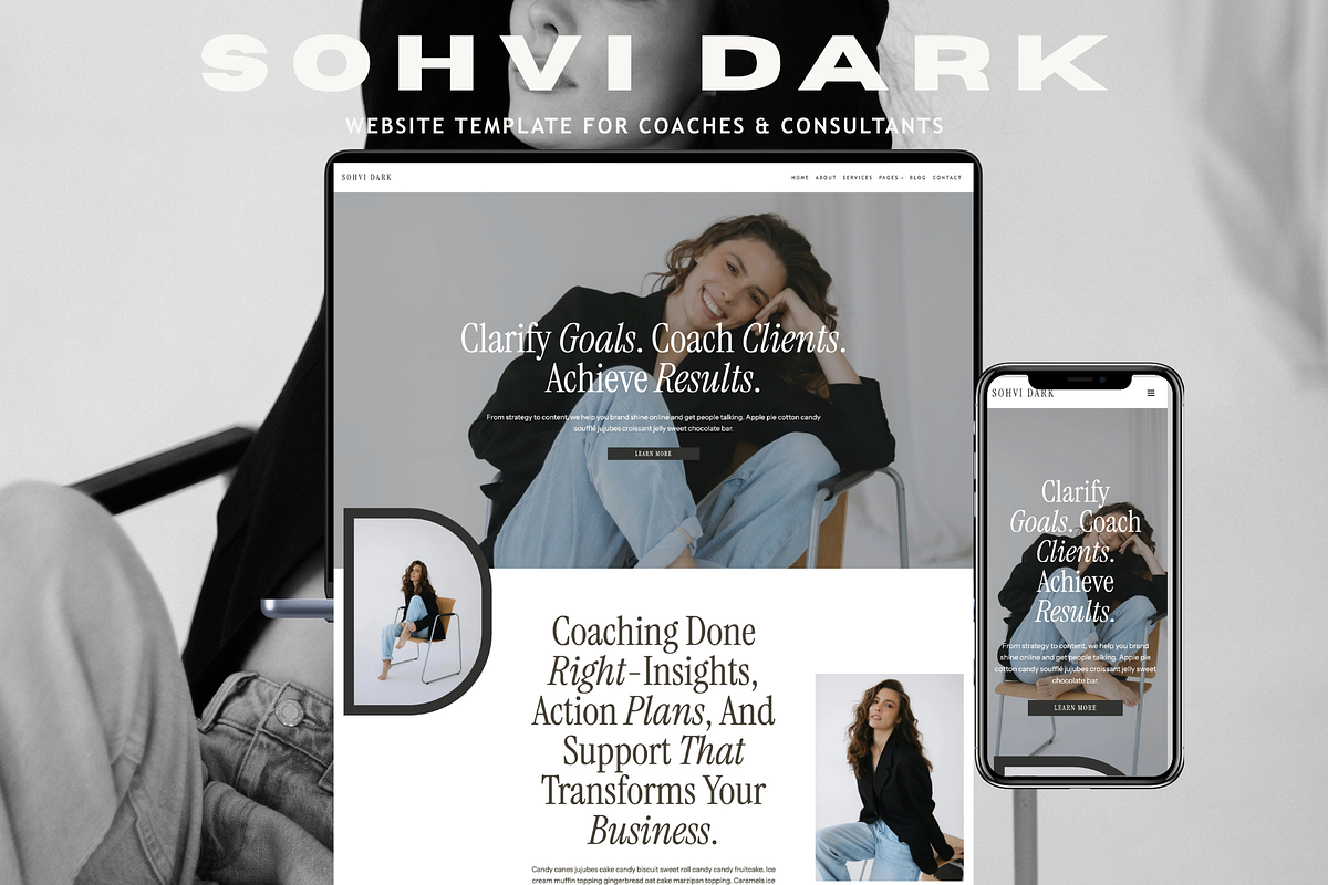 Editorial WordPress Theme for Coaches preview 3