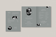 Simple Classic Funeral Program, an Invitation Template by Vynetta (Thumbnail 4 of 6)