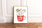 Christmas baby elephant, an Animal Illustration by heyiamalice (Thumbnail 12 of 12)
