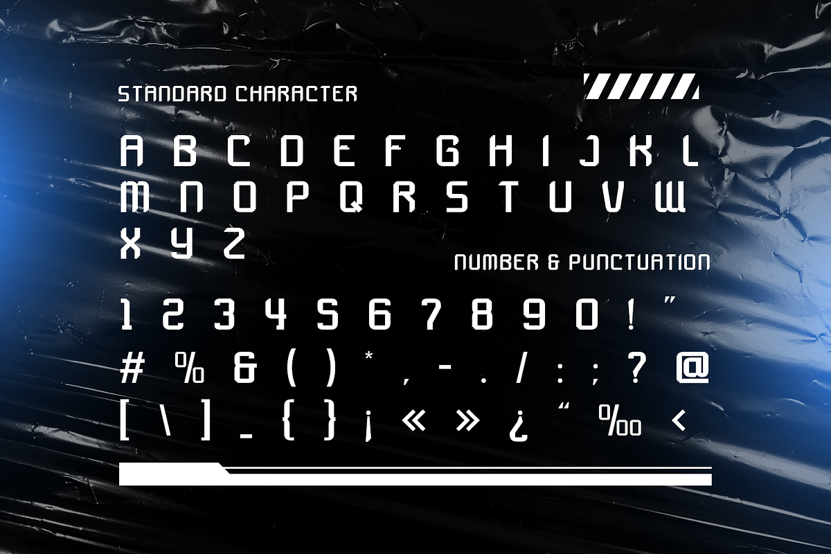 Chronext - Modern Futuristic Font, a Sans Serif Font by Pixesia Studio (Photo 10 of 10)