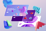 GEO/3D 220+ Colorful illustrations, an Object Graphic by assetpro.design (Thumbnail 13 of 17)