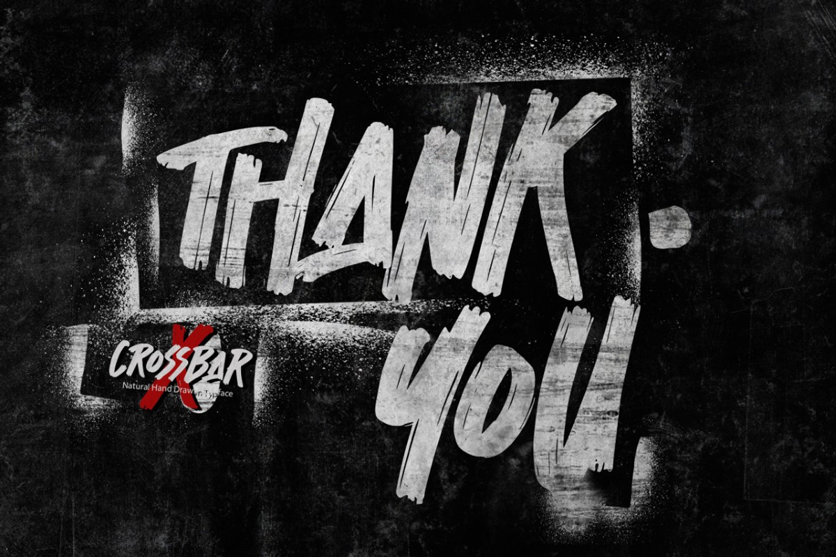 Crossbar - Natural Hand Drawn Font, a Font by Gassstype (Photo 8 of 8)