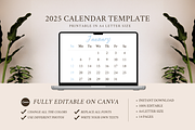 2025 CALENDAR CANVA TEMPLATE, a Stationery Template by The Little Lily Studio (Thumbnail 5 of 5)