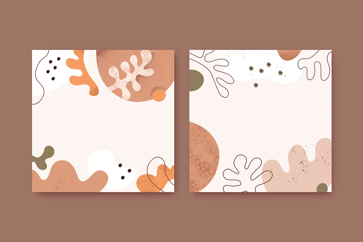 Abstract shapes cards, backgrounds, a Decorative Illustration by Good Studio (Photo 3 of 13)