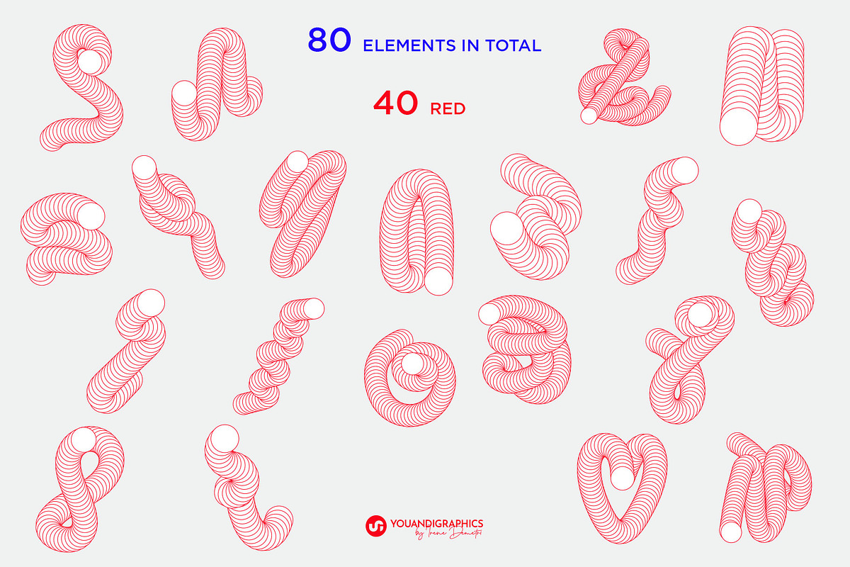 Abstract Shapes Vector Pack, a Graphic by Youandigraphics (Photo 10 of 11)