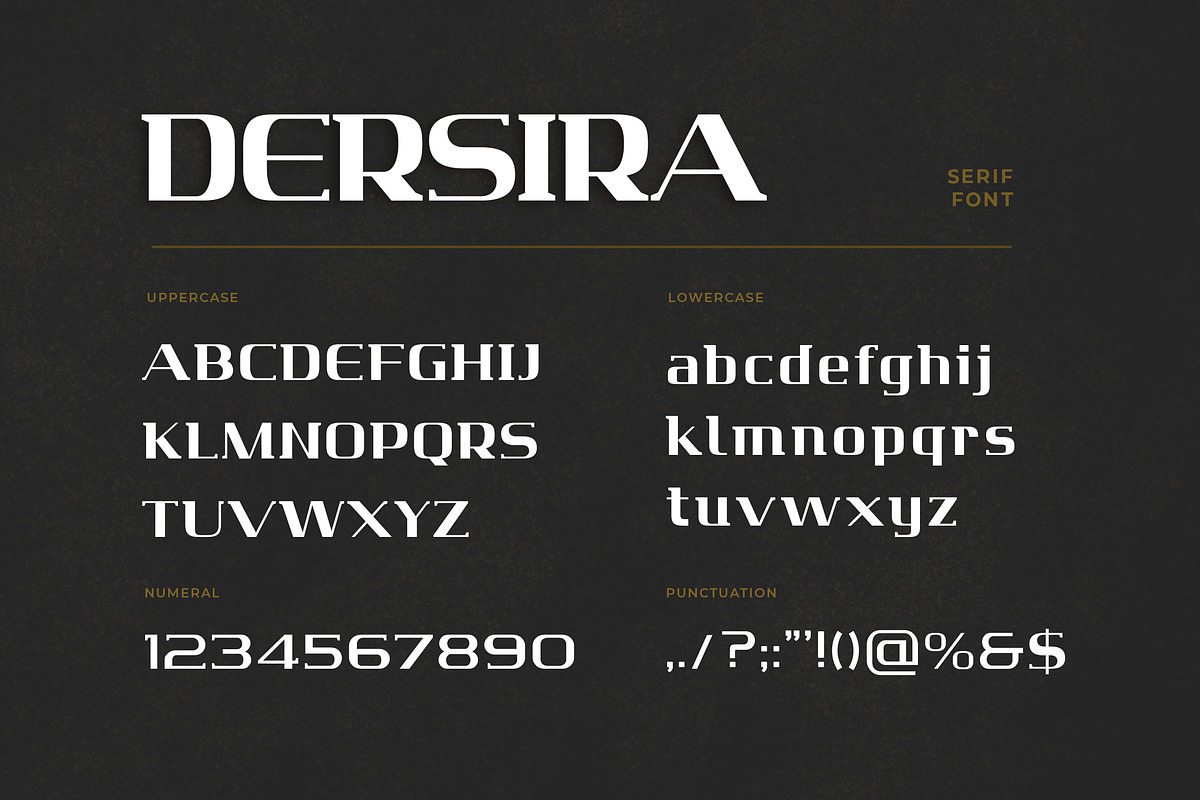 Dersira Elegant Serif Font, a Serif Font by UICreative (Photo 4 of 5)