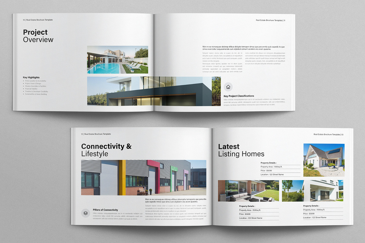 Real Estate Brochure Landscape, a Brochure Template by E-Type (Photo 5 of 7)