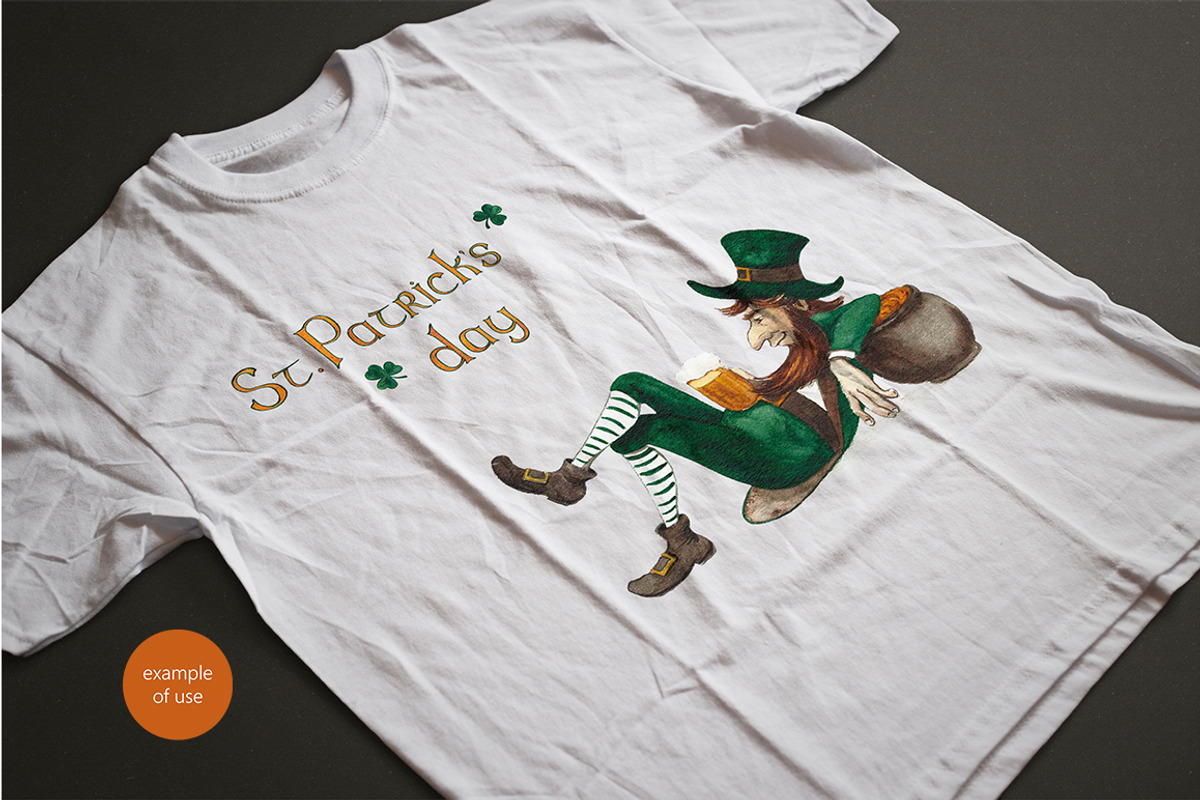 St. Patrick's day - watercolor set, an Object Graphic by KatsiarynaKa (Photo 11 of 12)