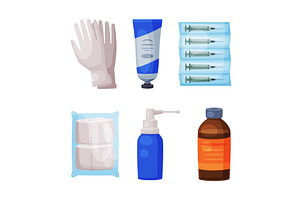 Medical Care and Treatment with, an Object Illustration by TopVectors