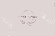 Wild flowers illustration clipart, an Illustration by Angele Kamp (Thumbnail 11 of 15)
