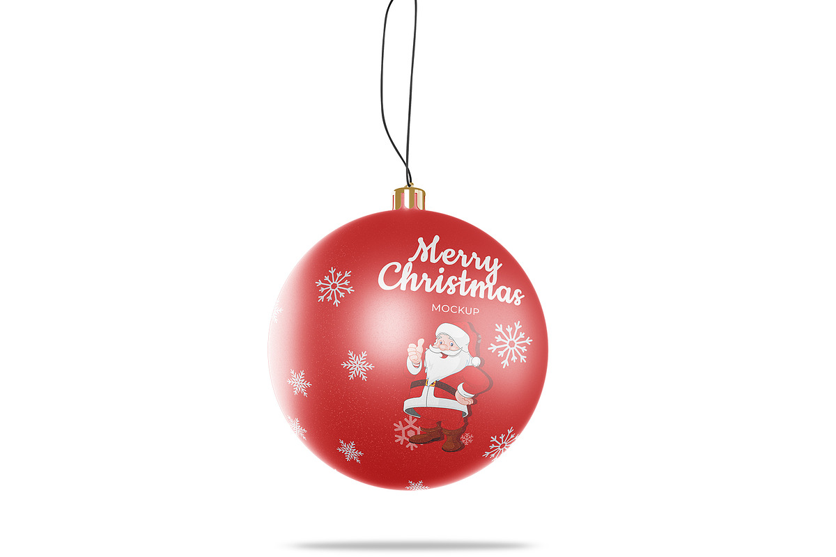 Christmas Ball Mockup, a Mockup by mockupbuys (Photo 16 of 16)