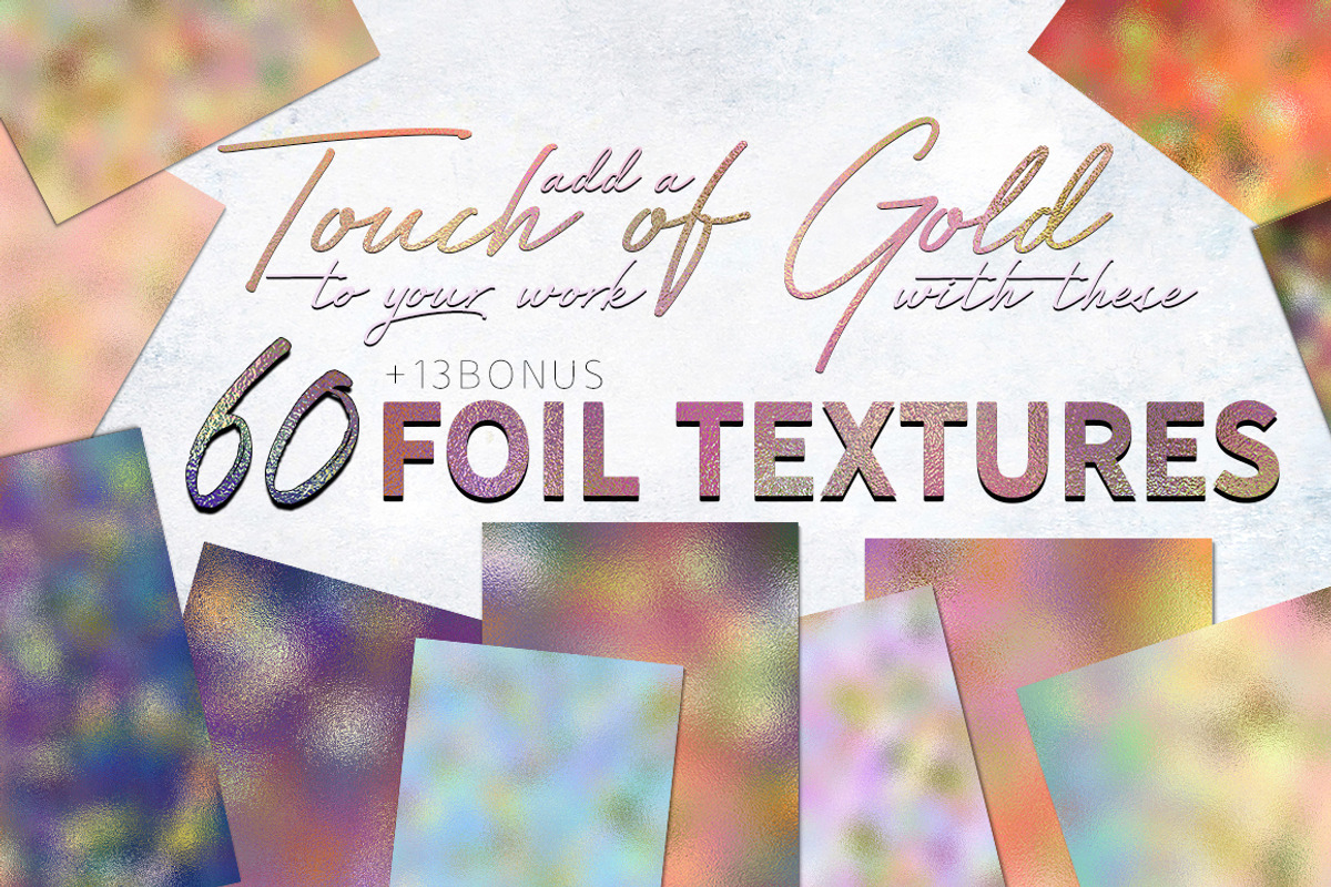 Touch of Gold Foil Textures, a Texture Graphic by U + Me Studio (Photo 5 of 8)
