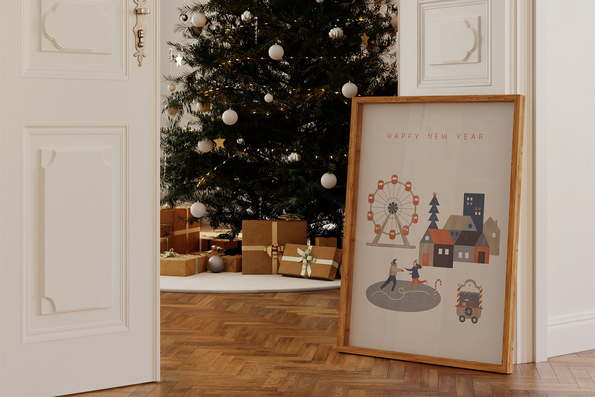 Winter Wonderland Christmas, a Seasonal Illustration by lokko studio (Photo 9 of 10)