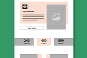 Modern Wireframe Email Newsletter, an Email Template by MightyDesign (Thumbnail 4 of 8)