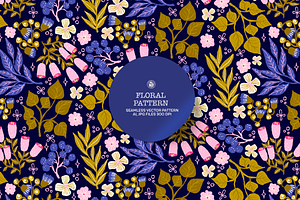 Floral Vector Pattern V2