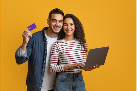 Online Shopping Concept. Happy, a Person Photo by Prostock-Studio