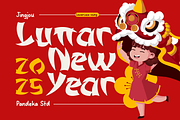 Jingjou - Chinese Display Typeface, a Handwritten Font by Pandeka Studio (Thumbnail 5 of 9)