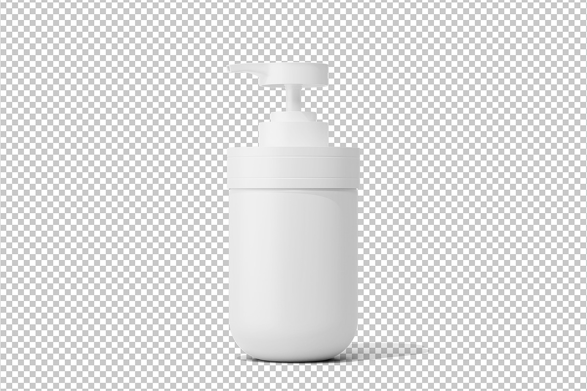 Pump Bottle Mockup, a Cups & Container Mockup by Akebareee (Photo 2 of 3)