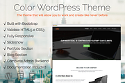 Color WordPress Theme, a WordPress Template by Theme in the Box (Thumbnail 2 of 10)