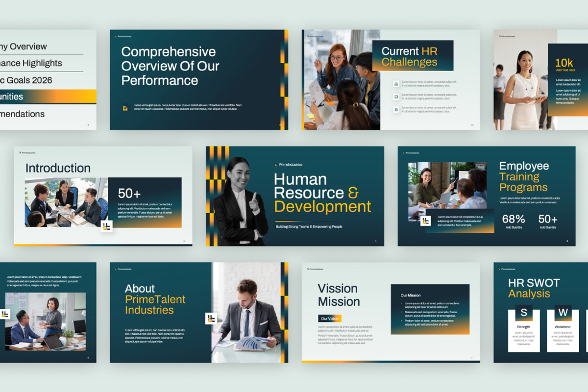 Human Resource & Development Keynote, a Presentation Template by Loin Studio (Photo 4 of 4)