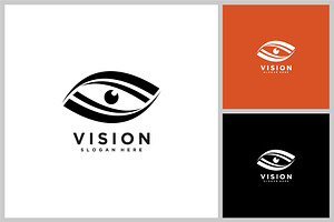 eye abstract logo vector designs, a Branding & Logo Template by quadrazo
