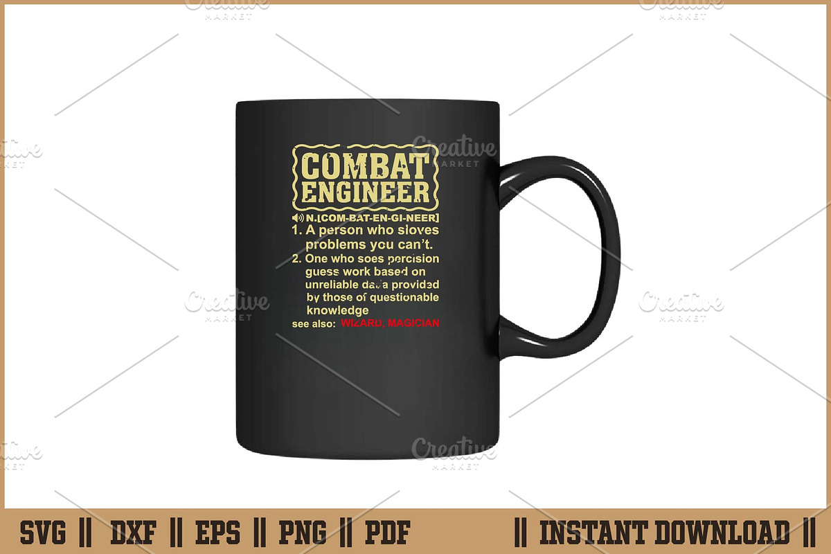 Combat Engineer Dictionary Term SVG, a Work Illustration by Handy Arts Studio (Photo 3 of 3)