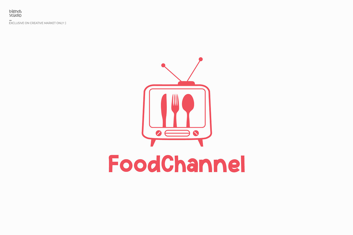 Food Channel, a Branding & Logo Template by blends.studio (Photo 1 of 4)