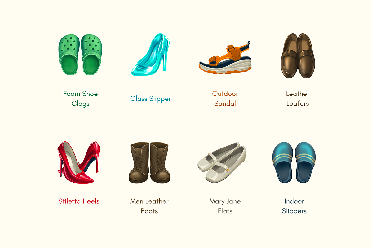 Fashion Footwear, an Object Graphic by Deemak Daksina (Photo 3 of 3)