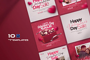 Valentine's Day Social Media Bundle, a Social Media Template by Saman Osama (Thumbnail 2 of 14)
