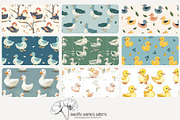 80 duck seamless pattern, a Pattern Graphic by Poppy Lane Studio (Thumbnail 2 of 11)