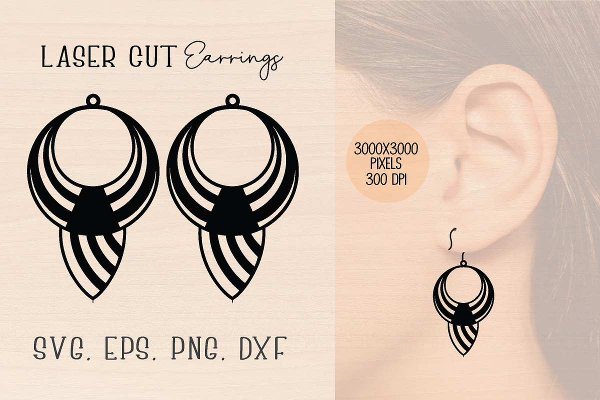 Unicorn Wood Earrings SVG Bundle, an Object Graphic by jannatulpakhi (Photo 11 of 11)