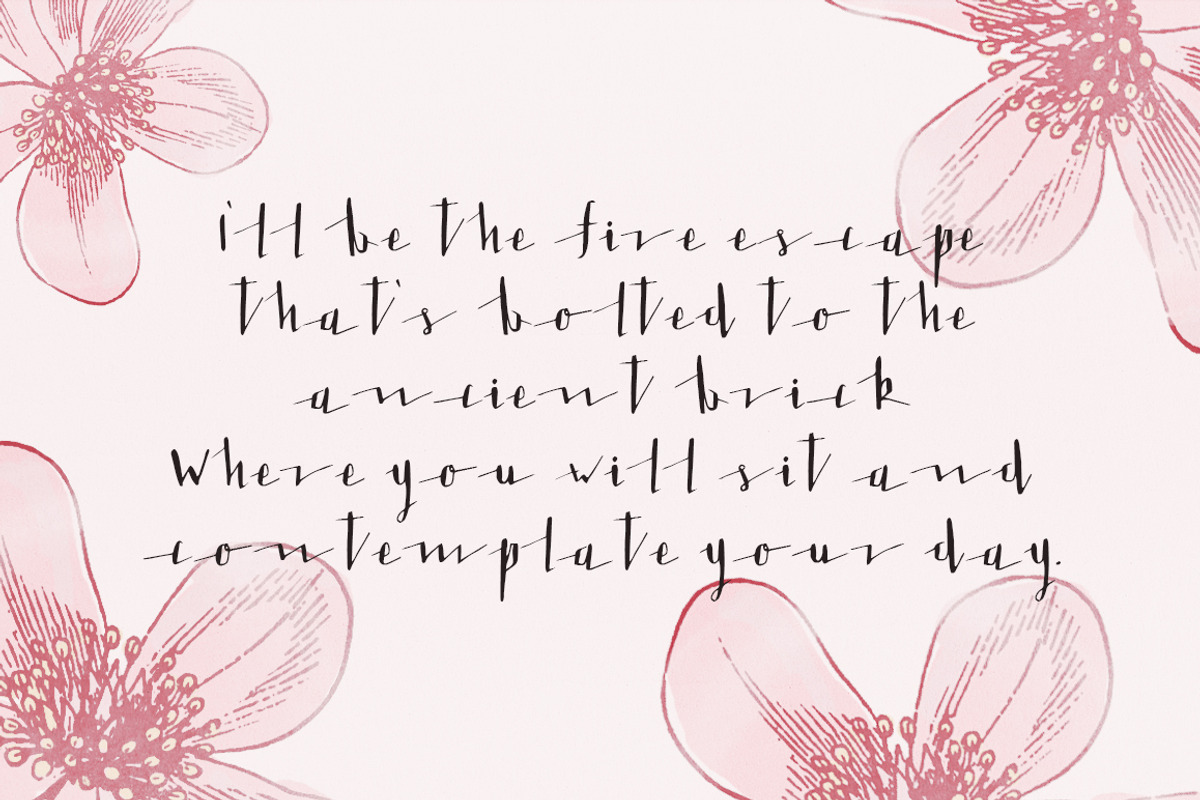 Love Letter Font preview 3