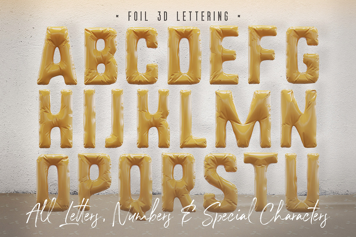 Foil & Fabric Lettering Duo, a Graphic by TVartworks (Photo 7 of 13)